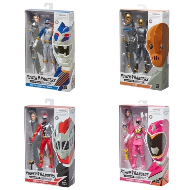 Power Rangers Lightning Collection Wave 12 - Set of 4 Power Rangers Lightning Collection Wave 12 - Set of 4