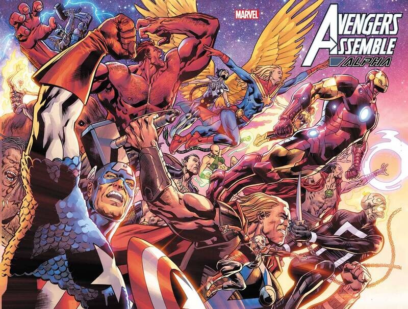 AVENGERS ASSEMBLE ALPHA #1 HITCH WRPAD CVR MARVEL COMICS (30th November 2022) AVENGERS ASSEMBLE ALPHA #1 HITCH WRPAD CVR MARVEL COMICS (30th November 2022)