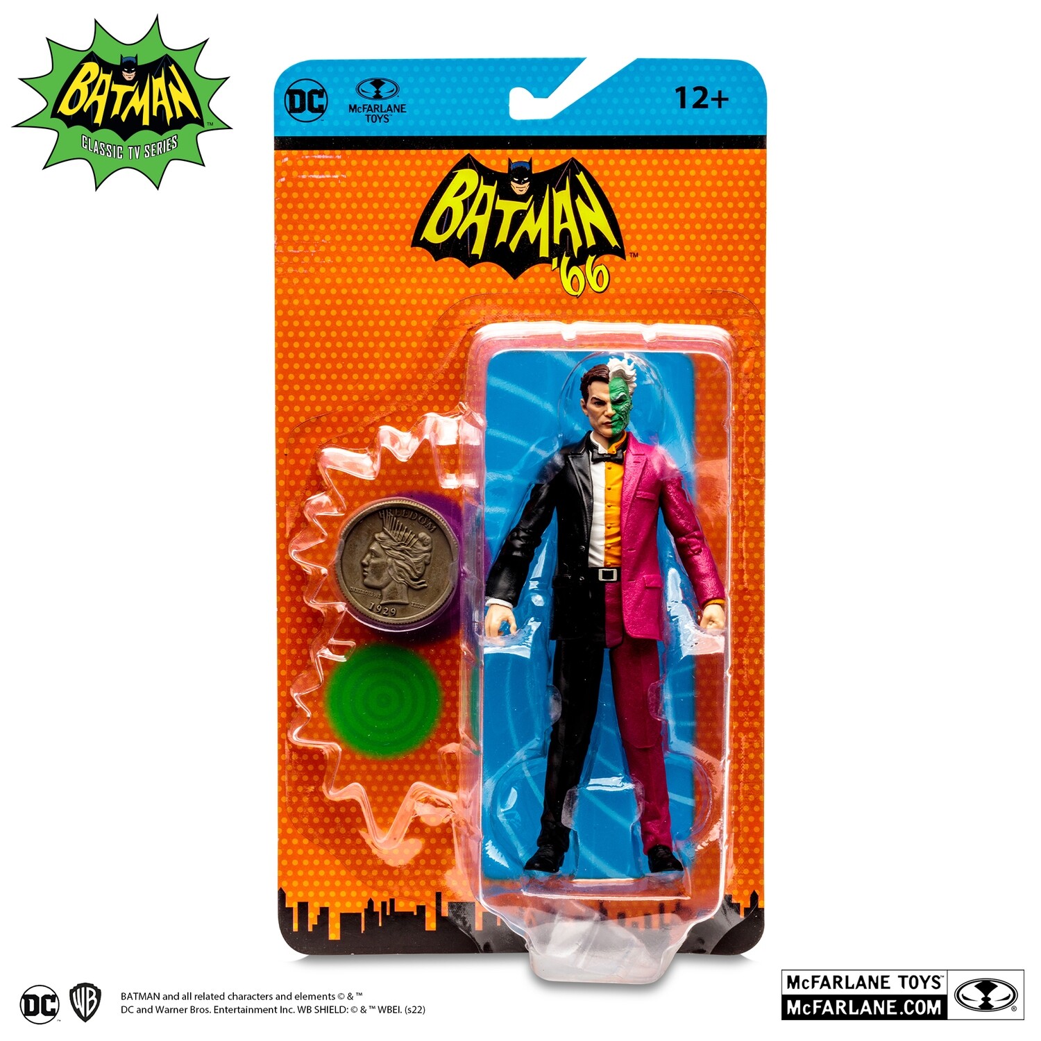 McFarlane Toys - BATMAN 1966 - RETRO TWO-FACE ACTION FIGURE