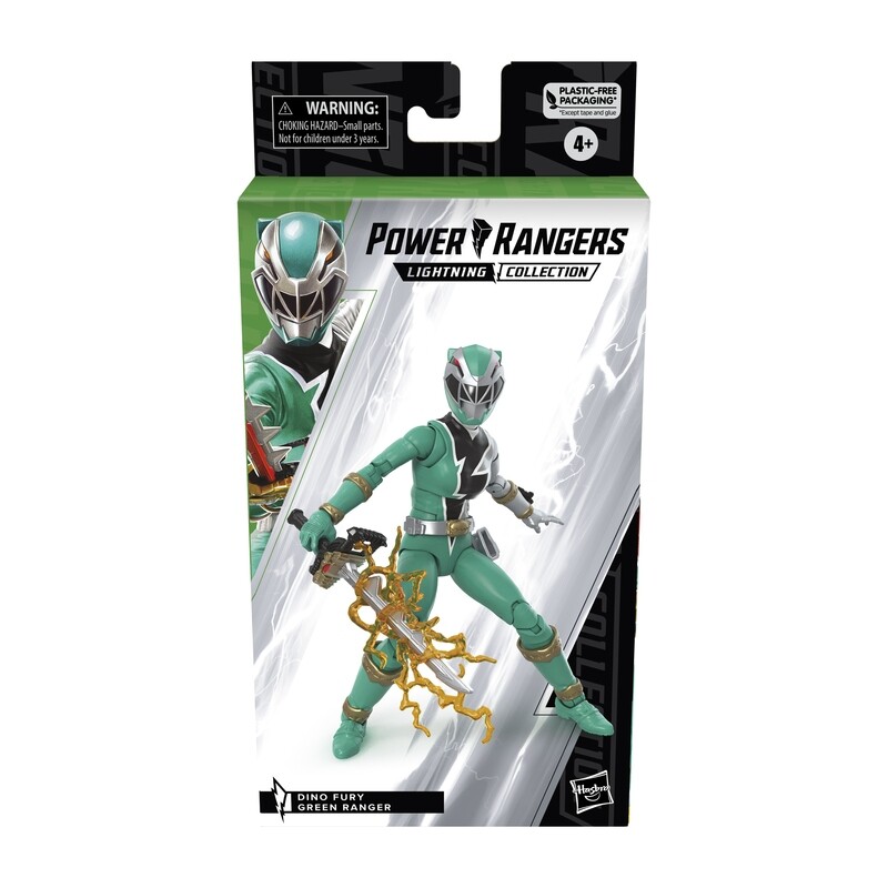 Power Rangers Lightning Collection Wave 13 - Dino Fury Green Ranger Action Figure Power Rangers Lightning Collection Wave 13 - Dino Fury Green Ranger Action Figure