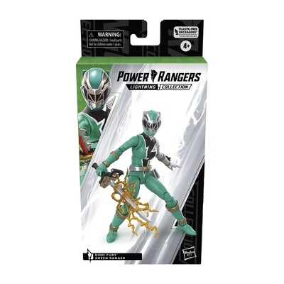 Power Rangers Lightning Collection Wave 13 - Dino Fury Green Ranger Action Figure Power Rangers Lightning Collection Wave 13 - Dino Fury Green Ranger Action Figure
