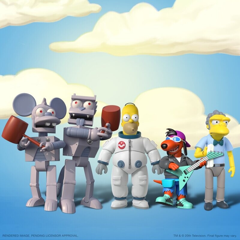Super7 The Simpsons ULTIMATES Wave 1 Set of 5 Super7 The Simpsons ULTIMATES Wave 1 Set of 5