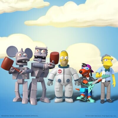 Super7 The Simpsons ULTIMATES Wave 1 Set of 5 Super7 The Simpsons ULTIMATES Wave 1 Set of 5
