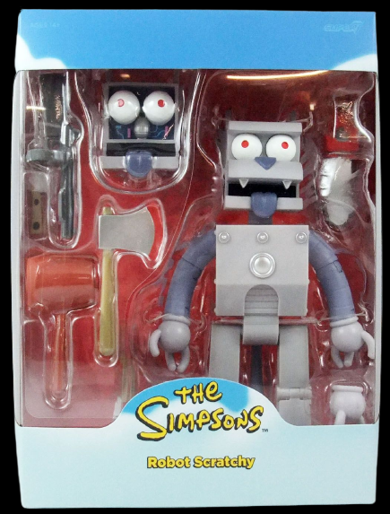 Super7 The Simpsons ULTIMATES Wave 1 Robot Scratchy Super7 The Simpsons ULTIMATES Wave 1 Robot Scratchy