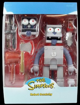 Super7 The Simpsons ULTIMATES Wave 1 Robot Scratchy Super7 The Simpsons ULTIMATES Wave 1 Robot Scratchy