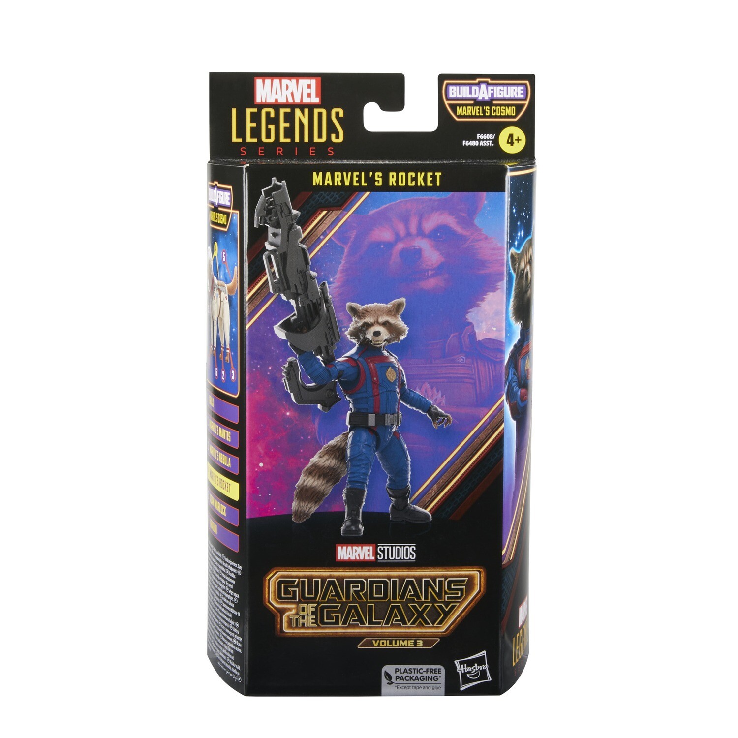 Marvel Legends 6 Marvel Legends 6" Guardians of the Galaxy Vol.3 Wave Rocket Raccoon (COSMO BAF)