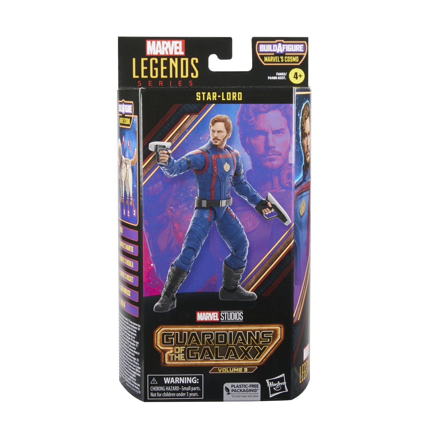 Marvel Legends 6 Marvel Legends 6" Guardians of the Galaxy Vol.3 Wave Star Lord (COSMO BAF)