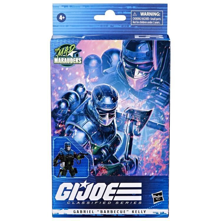 GI JOE Classified Series 6 GI JOE Classified Series 6" Mad Marauders Barbecue (Gabriel Kelly) Action Figure