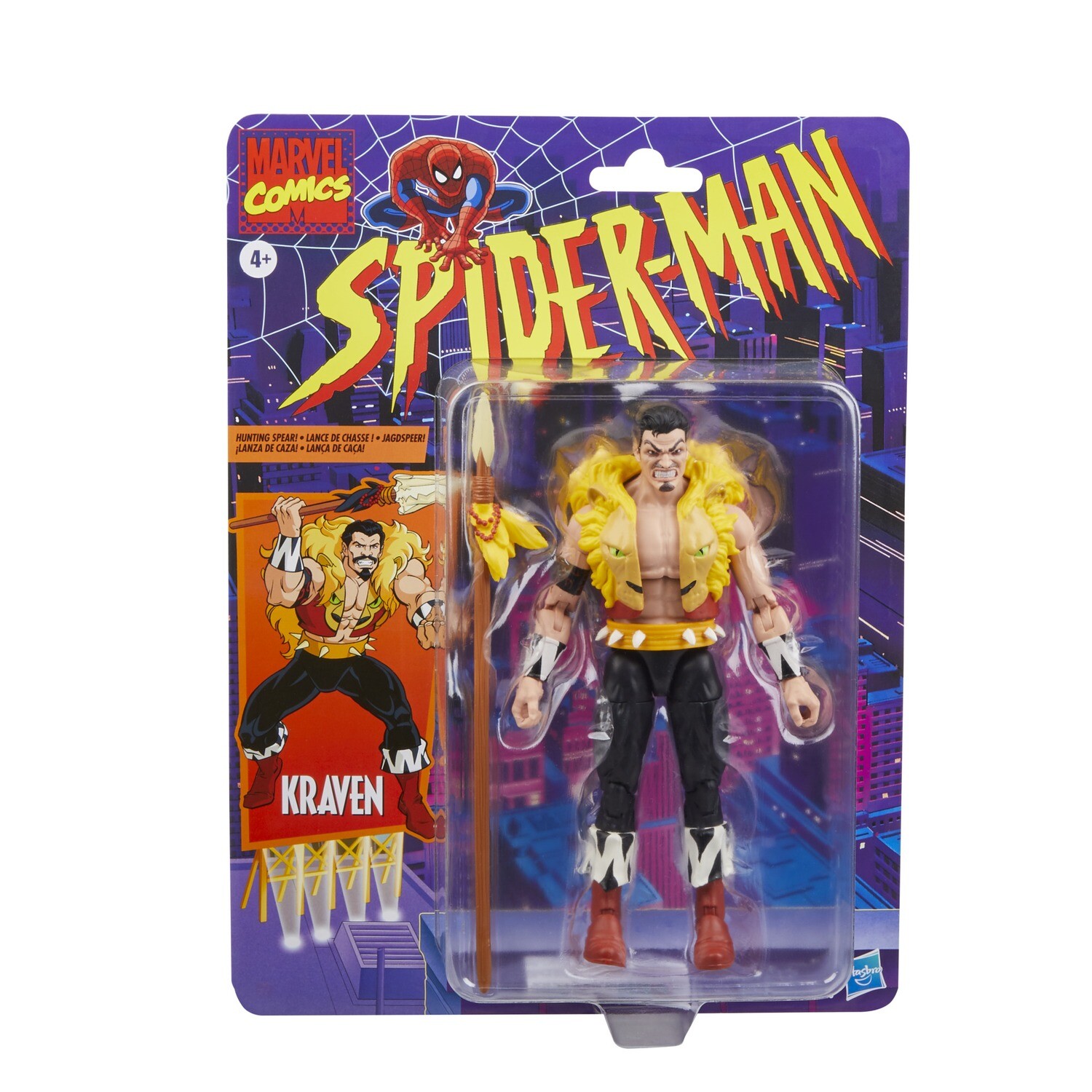 Marvel Legends Series 6" Spider-Man Vintage Kraven the Hunter Action Figure