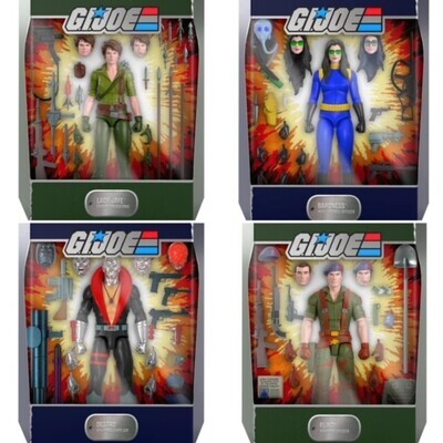 Super7 GI JOE Wave 2 Ultimate SET OF 4 ACTION FIGURES (G.I. JOE) Super7 GI JOE Wave 2 Ultimate SET OF 4 ACTION FIGURES (G.I. JOE)
