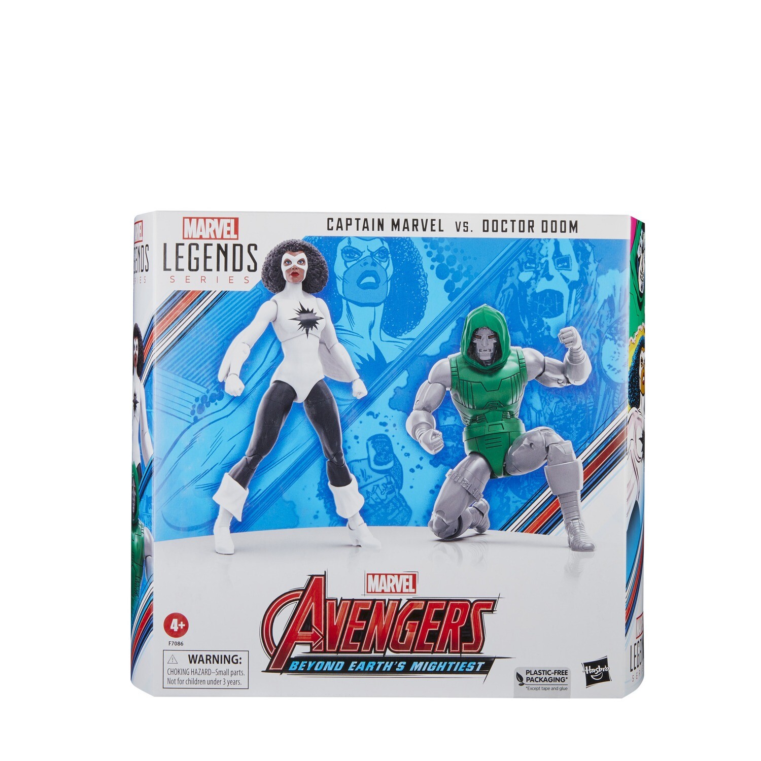 Marvel Legends Avengers 60th Anniversary 6 Marvel Legends Avengers 60th Anniversary 6" Captain Marvel VS Doctor Doom 2 Pack