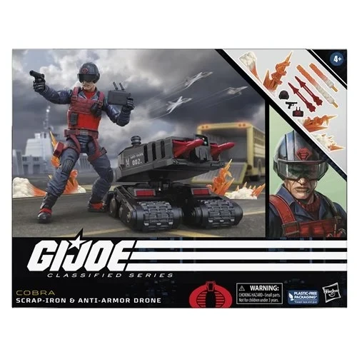 GI JOE Classified Series 6" Scrap-Iron & Anti-Armor Drone Action Figure Set (IMPORT)