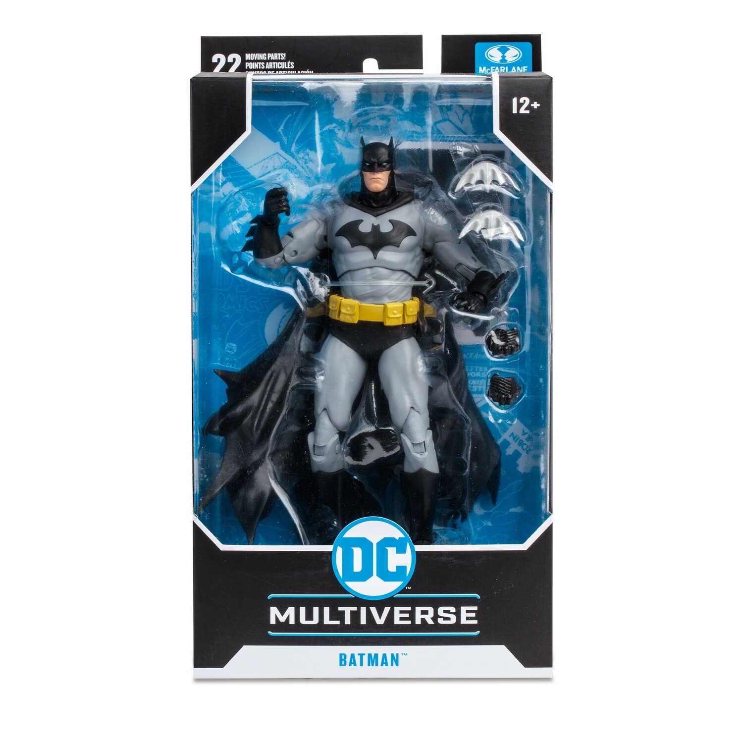 MCFARLANE TOYS 7" DC MULTIVERSE Black & Grey Batman (Hush)