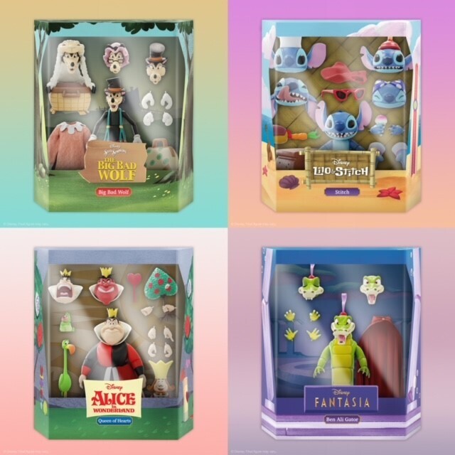 Super7 Disney Classic Animation ULTIMATES! Wave 3 Set of 4 Super7 Disney Classic Animation ULTIMATES! Wave 3 Set of 4