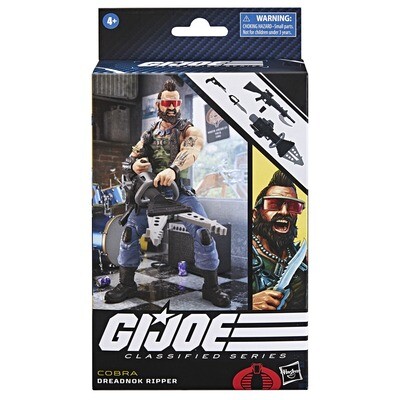 GI JOE Classified Series 6 GI JOE Classified Series 6" Dreadnok Ripper Action Figure (IMPORT)