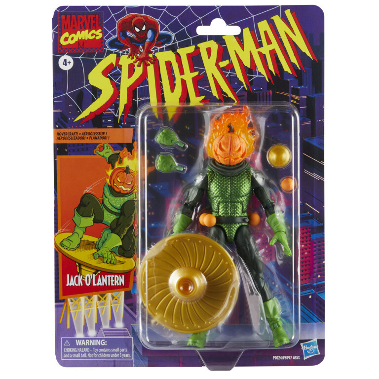 Marvel Legends 6 Marvel Legends 6" Spider-Man Retro Wave 4 Jack O'Lantern