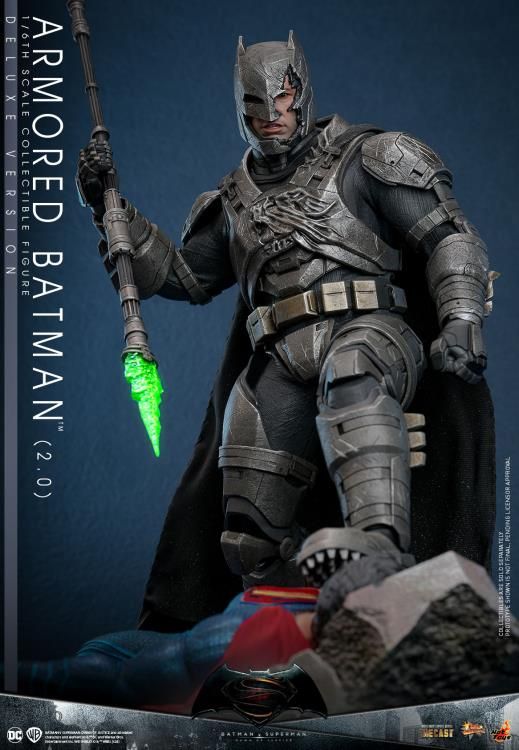 **PRE ORDER** Hot Toys Armored Batman 2.0 (Batman V Superman) 1/6 Scale Figure (DELUXE EDITION)