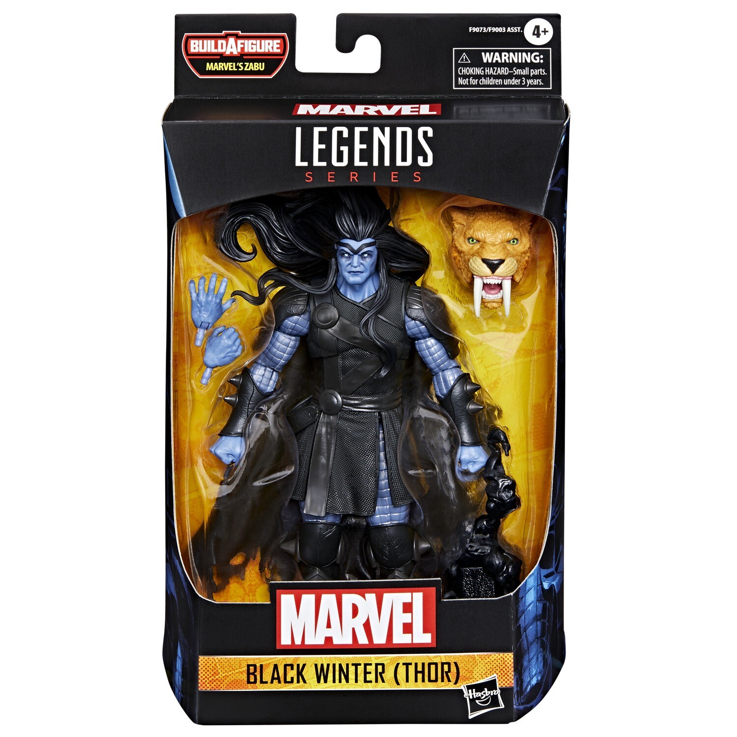 Marvel Legends 6 Marvel Legends 6" Comics Wave Black Winter (Thor) Action Figure (ZABU BAF)