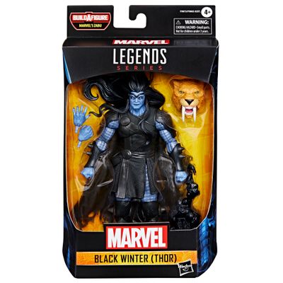 Marvel Legends 6 Marvel Legends 6" Comics Wave Black Winter (Thor) Action Figure (ZABU BAF)