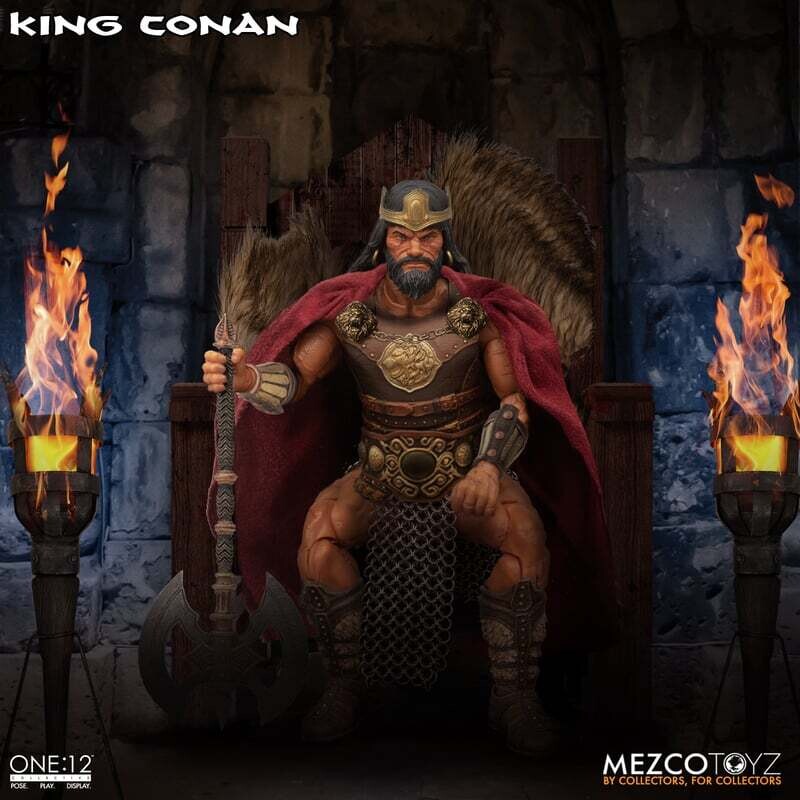 MEZCO ONE:12 COLLECTIVE King Conan Deluxe Figure MEZCO ONE:12 COLLECTIVE King Conan Deluxe Figure
