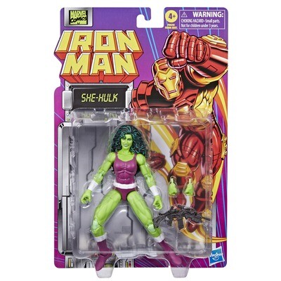 Marvel Legends Series 6 Marvel Legends Series 6" Iron Man Retro She-Hulk