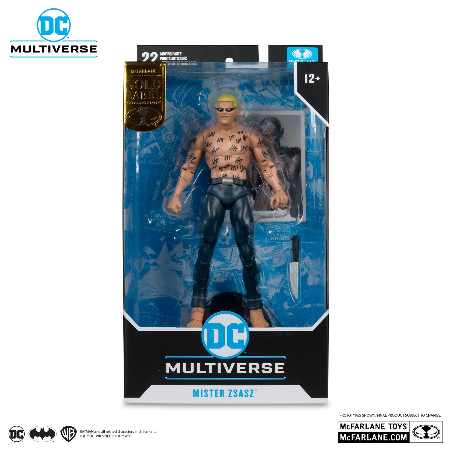 MCFARLANE TOYS 7" DC MULTIVERSE GOLD LABEL MISTER ZSASZ