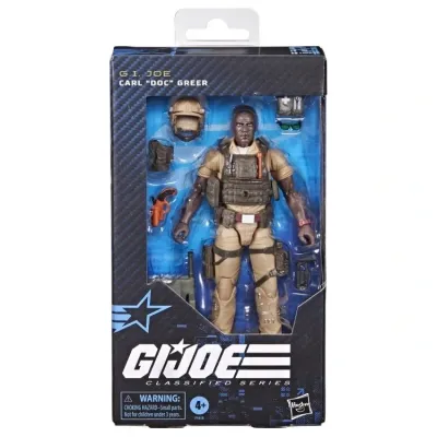GI JOE Classified Series 6 GI JOE Classified Series 6" Carl "Doc" Greer Action Figure