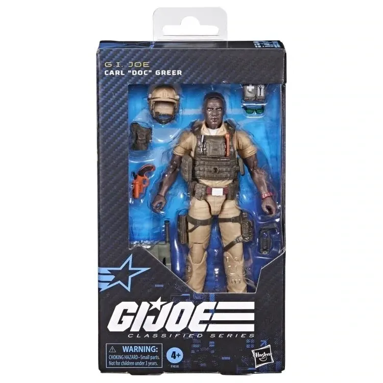 GI JOE Classified Series 6 GI JOE Classified Series 6" Carl "Doc" Greer Action Figure