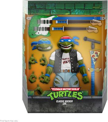 Super7 TMNT Wave 10 Ultimate Classic Rocker Leonardo (Teenage Mutant Ninja Turtles) Super7 TMNT Wave 10 Ultimate Classic Rocker Leonardo (Teenage Mutant Ninja Turtles)