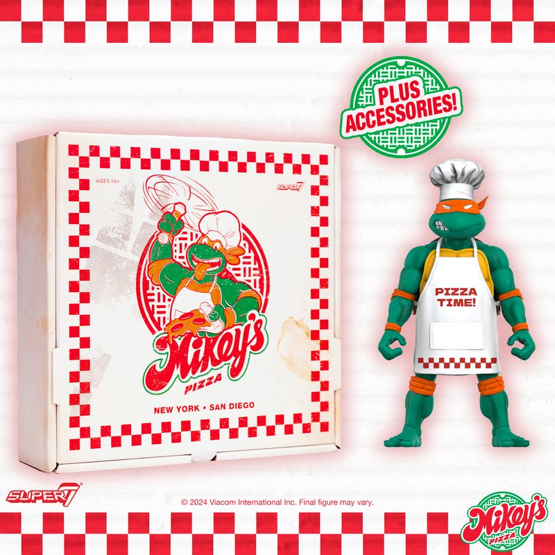 Super7 Teenage Mutant Ninja Turtles Ultimates Chef Mikey (SDCC24)