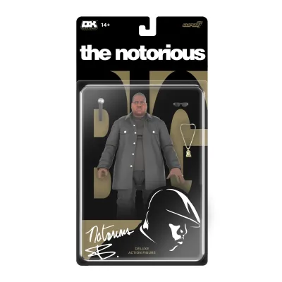 Super7 Notorious B.I.G. DELUXE! BIGGIE Figure 7 Super7 Notorious B.I.G. DELUXE! BIGGIE Figure 7" Scale Action Figure
