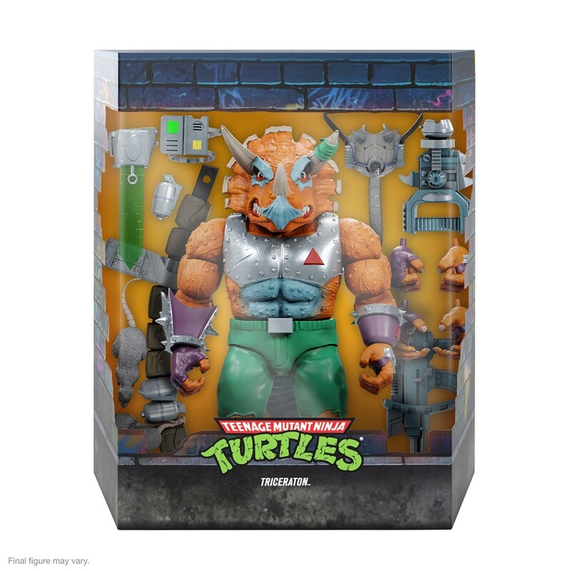 Super7 TMNT Wave 7 Ultimate Triceraton (Teenage Mutant Ninja Turtles)