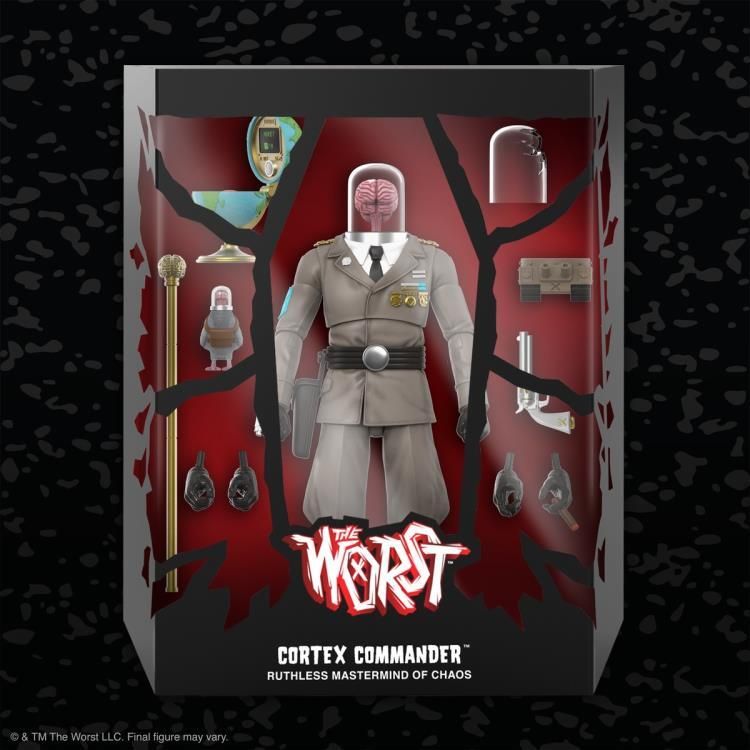 Super7 The Worst Wave 3 Ultimate Cortex Commander Figure Super7 The Worst Wave 3 Ultimate Cortex Commander Figure