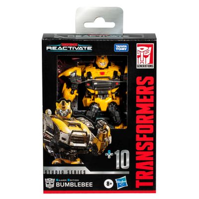 Transformers Studio Series Deluxe Class Transformers: Reactivate 10 Gamer Edition Bumblebee Action Figure