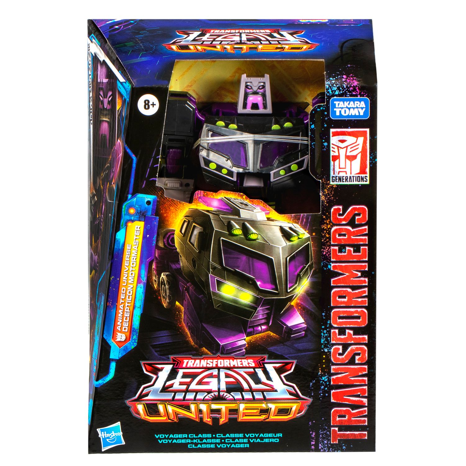 Transformers Legacy United Voyager Class Transformers: Animated Universe Decepticon Motormaster