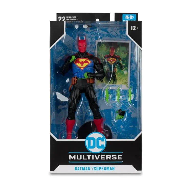 MCFARLANE TOYS 7 MCFARLANE TOYS 7" DC MULTIVERSE Batman / Superman Fusion (Batman/Superman: World’s Finest)