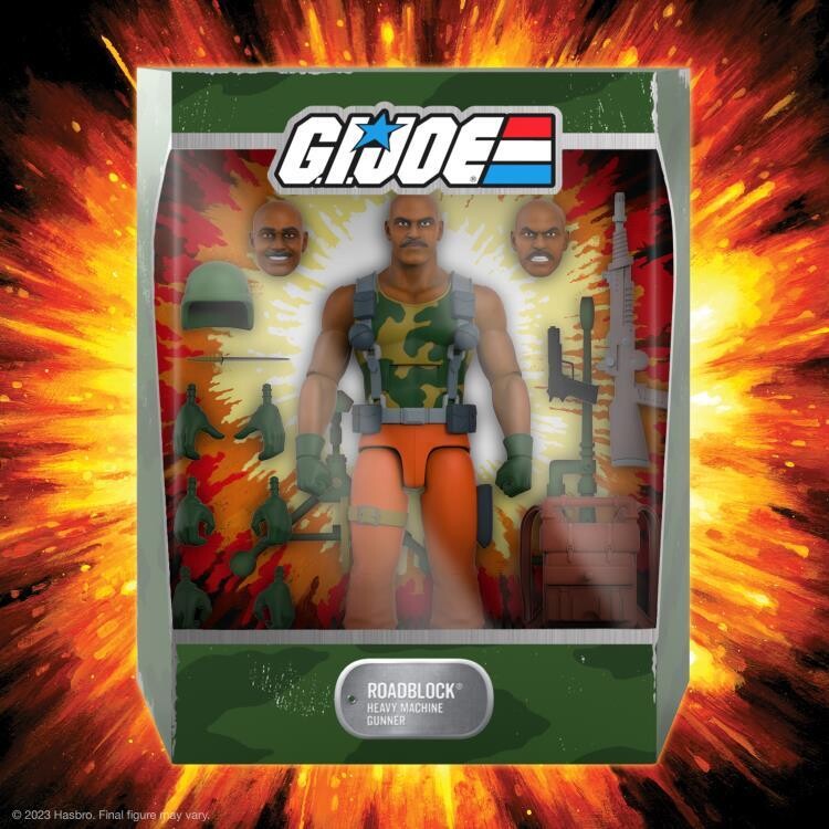 Super7 GI JOE Wave 5 Ultimate Roadblock (Cartoon) ACTION FIGURE (G.I. JOE) Super7 GI JOE Wave 5 Ultimate Roadblock (Cartoon) ACTION FIGURE (G.I. JOE)