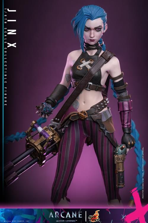 Hot Toys Arcane (League of Legends) Jinx 1/6th Scale Collectible Figure Hot Toys Arcane (League of Legends) Jinx 1/6th Scale Collectible Figure