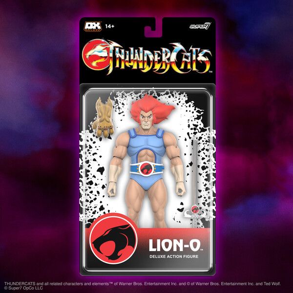 Super7 THUNDERCATS DELUXE! Lion-O Figure 7" Scale Action Figure