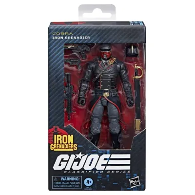 GI JOE Classified Series 6 GI JOE Classified Series 6" Cobra Iron Grenadier Action Figure