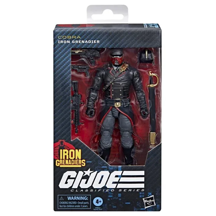 GI JOE Classified Series 6" Cobra Iron Grenadier Action Figure