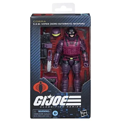 GI JOE Classified Series 6 GI JOE Classified Series 6" (S.A.W.) SAW VIPER Action Figure