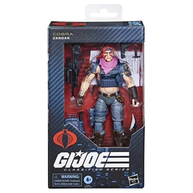 GI JOE Classified Series 6 GI JOE Classified Series 6"Cobra Dreadnok Zandar Action Figure