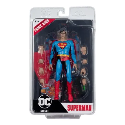 DC DIRECT COLLECTIBLES 7 DC DIRECT COLLECTIBLES 7" PAGE PUNCHERS SUPERMAN '78 (CHRISTOPHER REEVE) WITH COMIC
