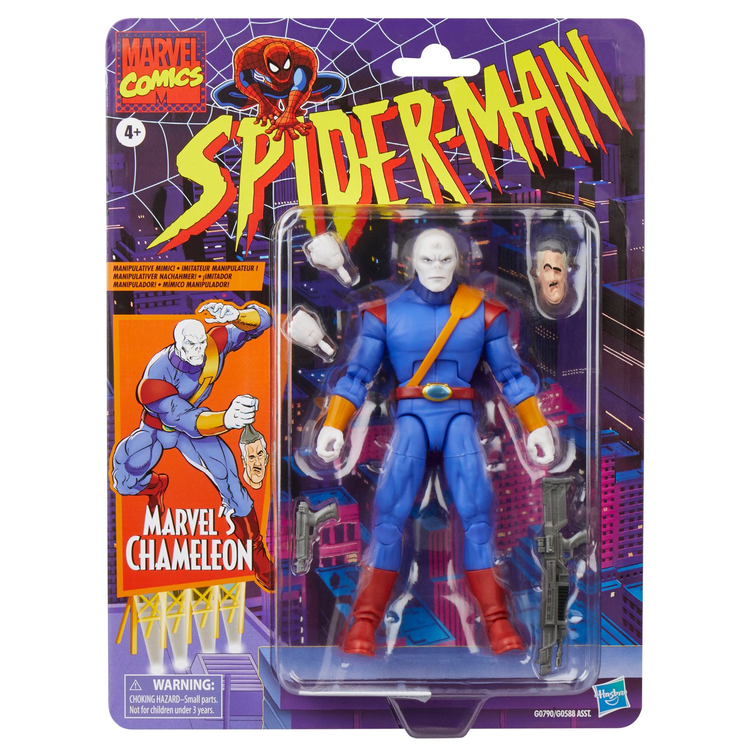 Marvel Legends 6" Spider Man Retro Wave 5 Chameleon Comics Action Figure