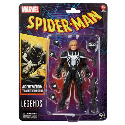 Marvel Legends 6" Spider Man Retro Wave 5 Agent Venom (Flash Thompson) Comics Action Figure