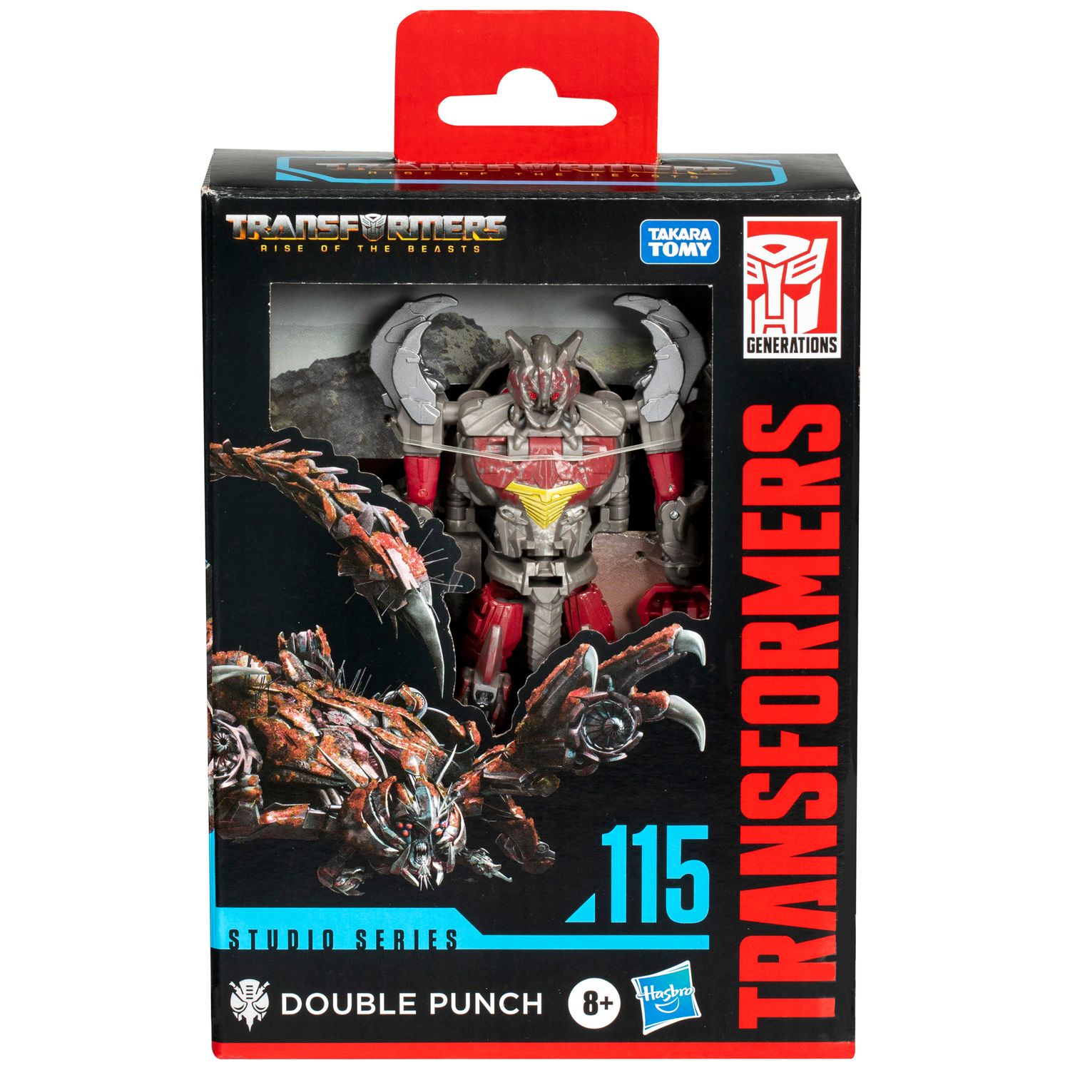 Transformers Studio Series Deluxe Class Transformers: Rise of the Beasts 115 Double Punch Action Figure