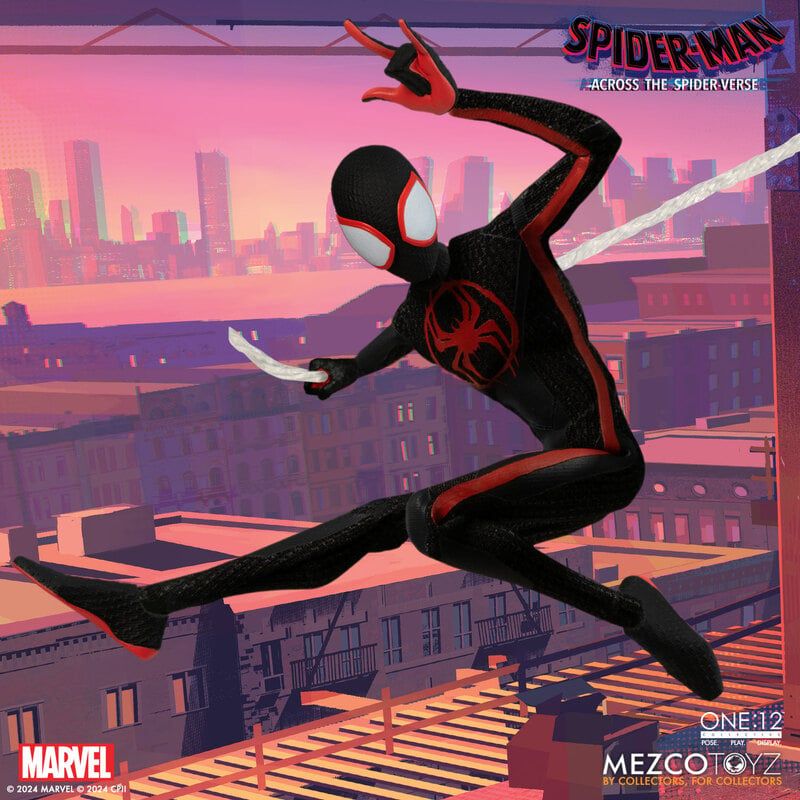 MEZCO ONE:12 COLLECTIVE MILES MORALES (SPIDER-MAN ACROSS THE SPIDER-VERSE) Deluxe Action Figure Set MEZCO ONE:12 COLLECTIVE MILES MORALES (SPIDER-MAN ACROSS THE SPIDER-VERSE) Deluxe Action Figure Set