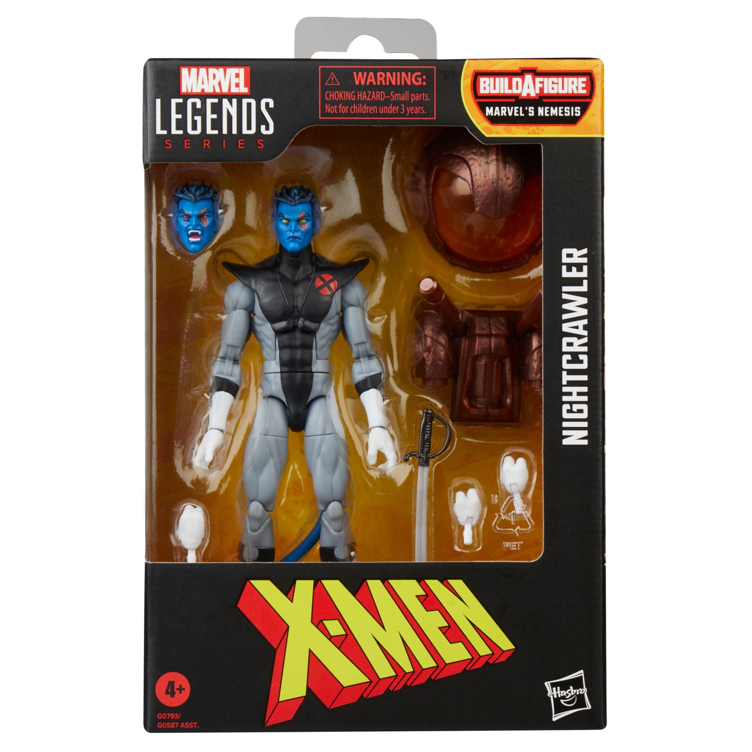 Marvel Legends X Men Wave Marvel Comics X Force Nightcrawler Action Figure (Nemesis BAF)