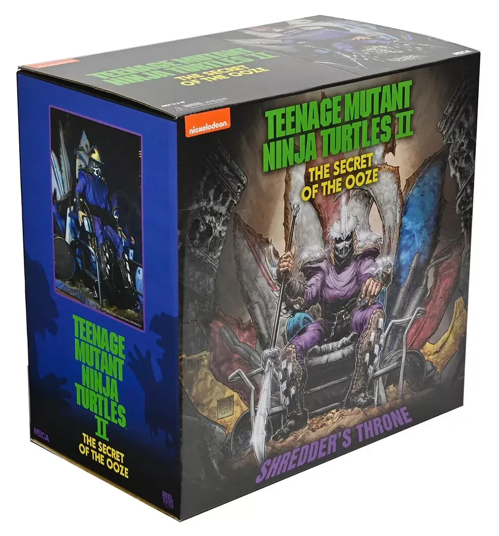 NECA TMNT MOVIE 7 NECA TMNT MOVIE 7" SCALE Secret of the Ooze Diorama MOVIE SHREDDER'S THRONE